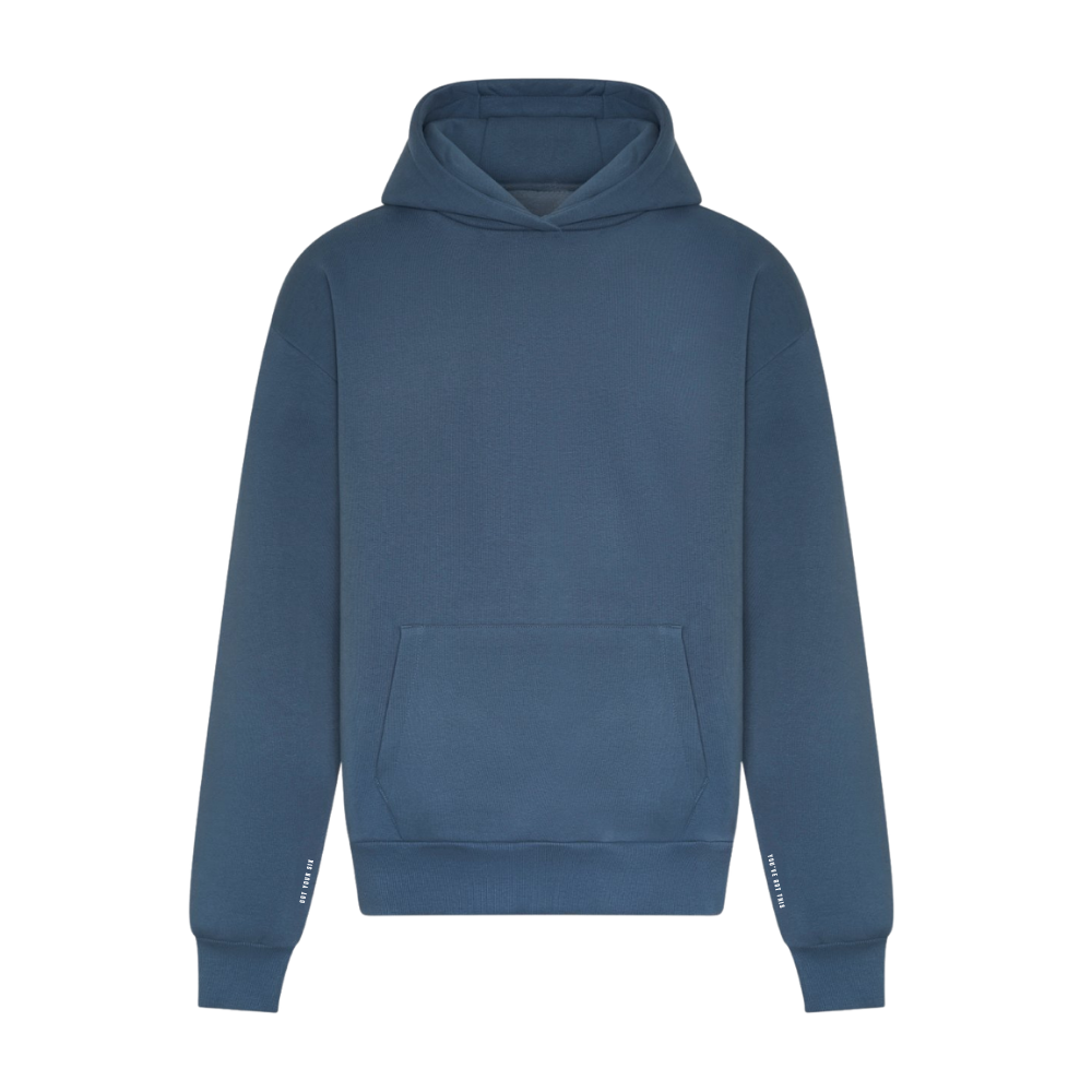 Stop Drop Meditate Range | Mental Health Hoodie | Atlantic blue