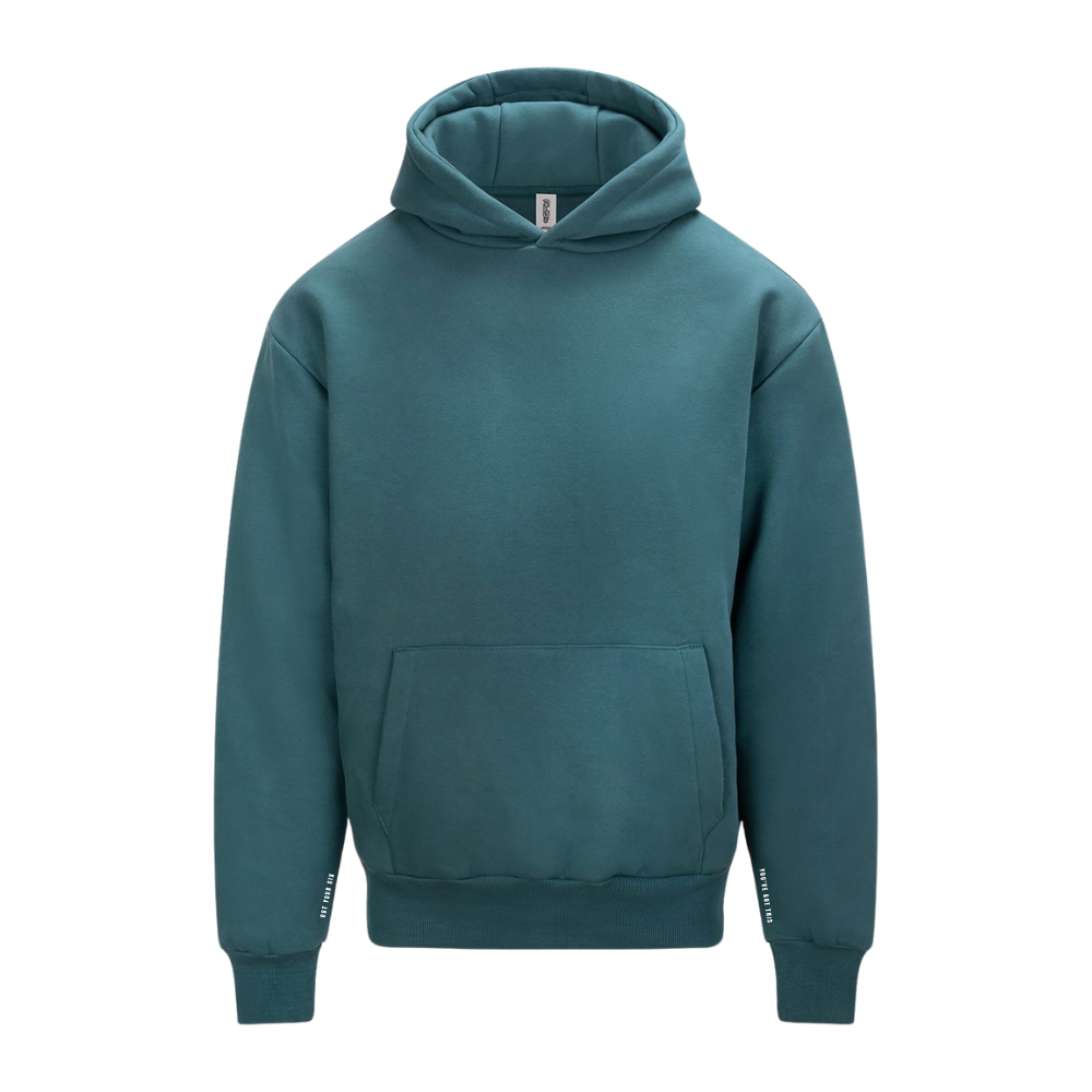 Stop Drop Meditate Range | Mental Health Hoodie | Teal