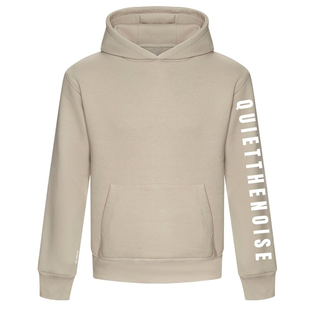 Quiet The Noise Range | Mental Health Hoodie | Stone