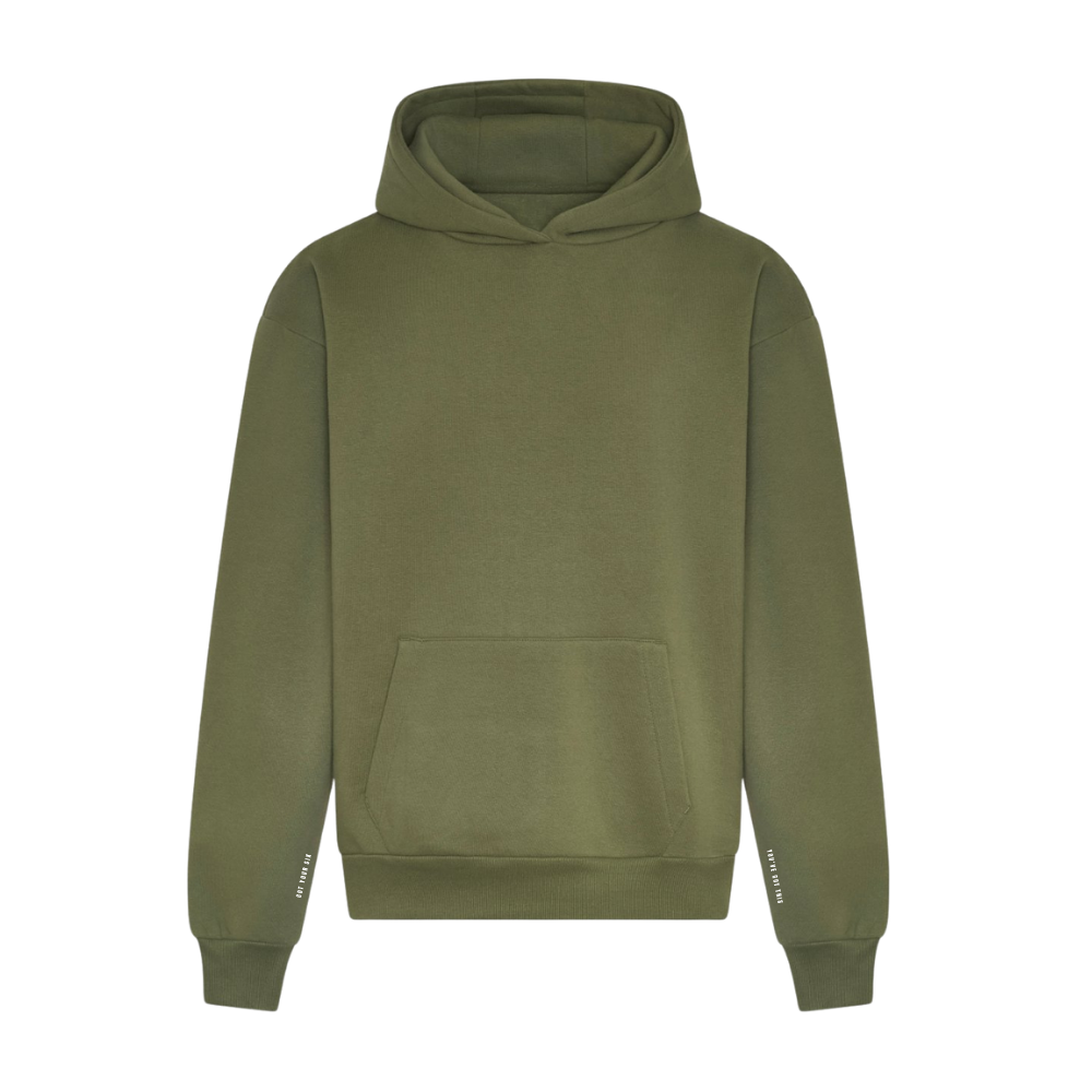 Stop Drop Meditate Range | Mental Health Hoodie | Khaki