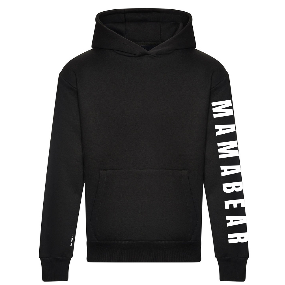 Sentimental Range | Mamabear Sleeve Hoodie | Black Mother's Day Hoodie