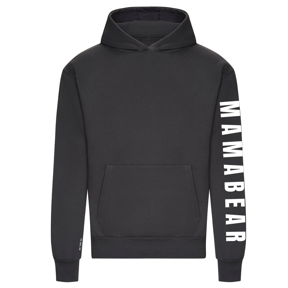 Sentimental Range | Mamabear Sleeve Hoodie | Charcoal Mother's Day Hoodie