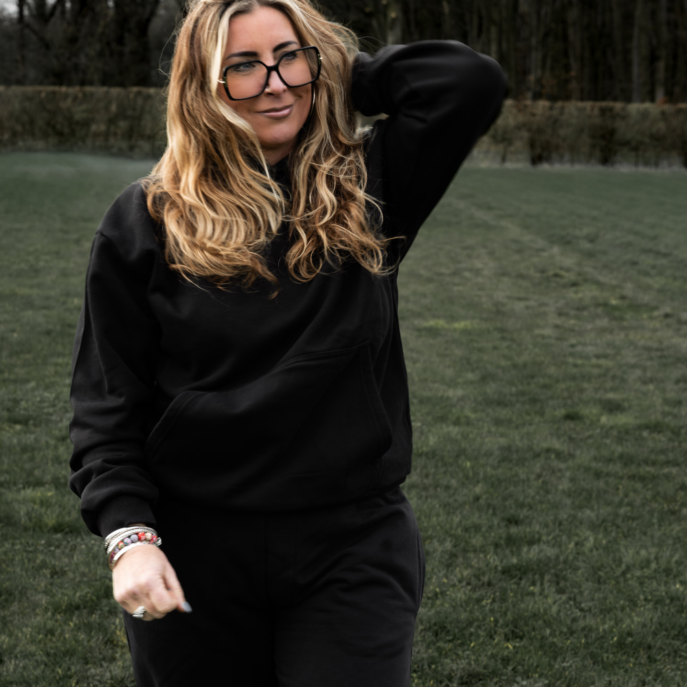 Washed Out Range | Vintage Hoodie | Black