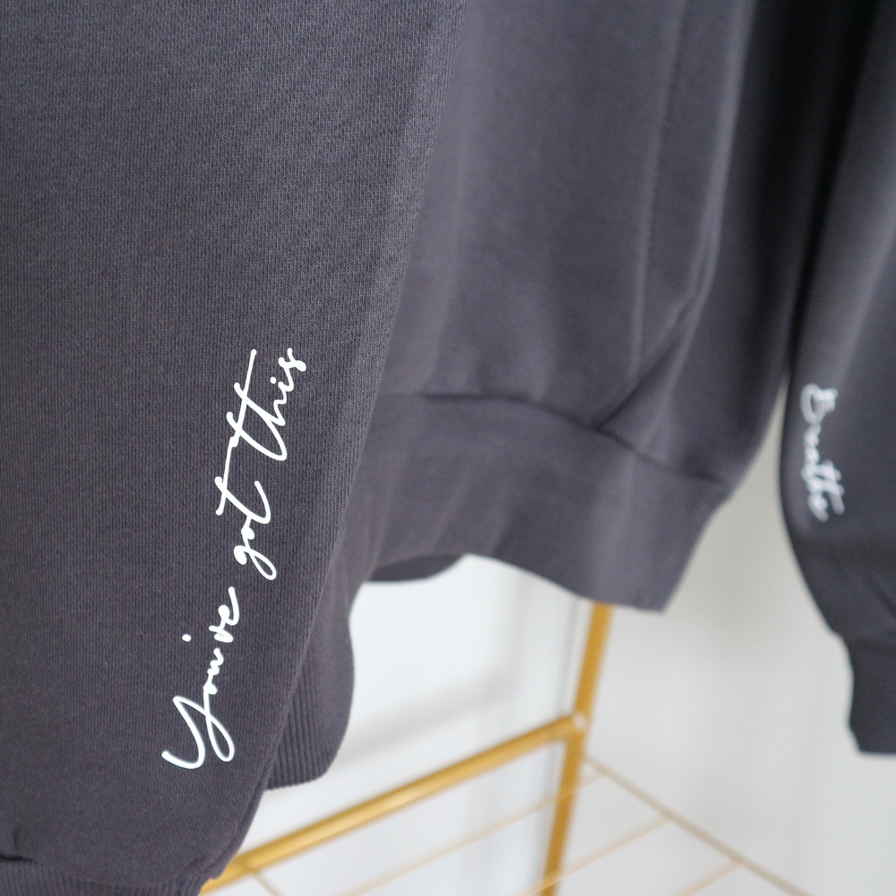Signature Hoodie | Got Your Six Headspace | Mental Health Hoodie | Charcoal