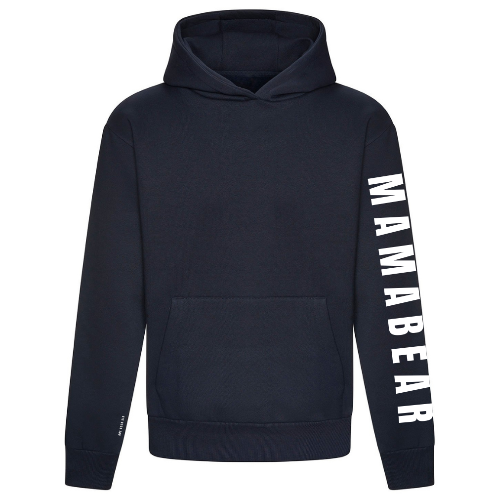 Sentimental Range | Mamabear Sleeve Hoodie | Navy Mother's Day Hoodie