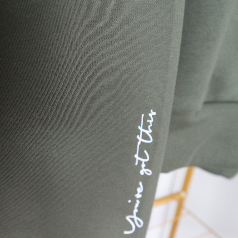 Signature Hoodie | Got Your Six Headspace | Mental Health Hoodie | Khaki