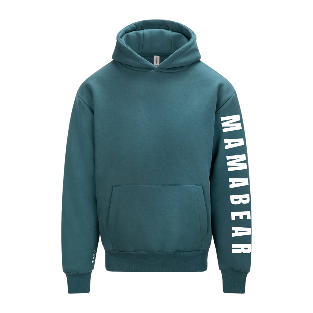 SPECIAL EDITION | Mamabear Sleeve Hoodie | Teal Mother's Day Hoodie