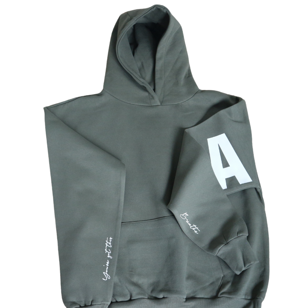 Signature Hoodie | Got Your Six Headspace | Mental Health Hoodie | Khaki