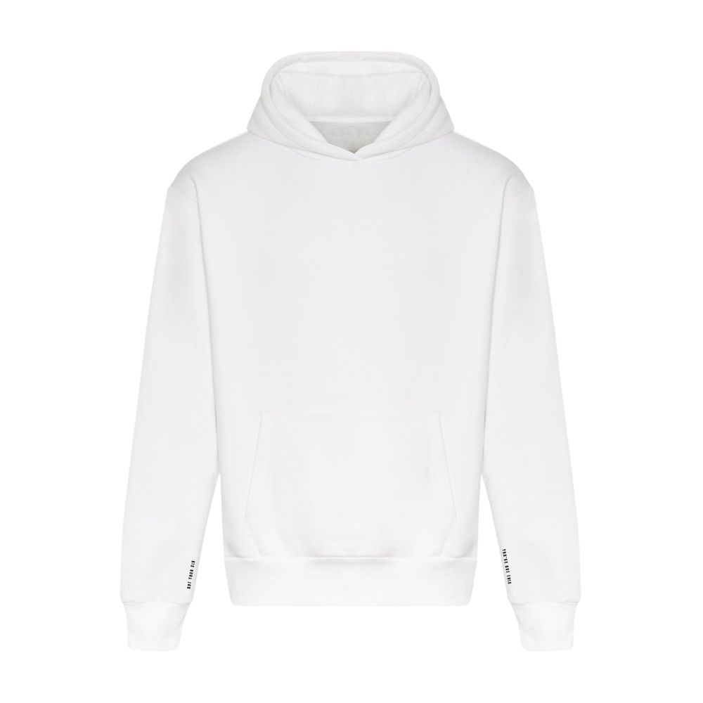 Stop Drop Meditate Range | Mental Health Hoodie | White