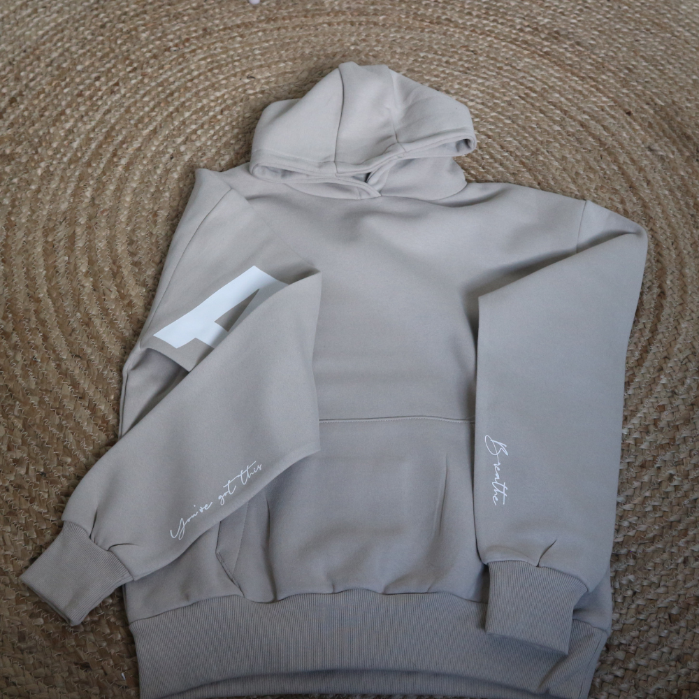 Signature Hoodie | Got Your Six Headspace | Mental Health Hoodie | Natural Stone