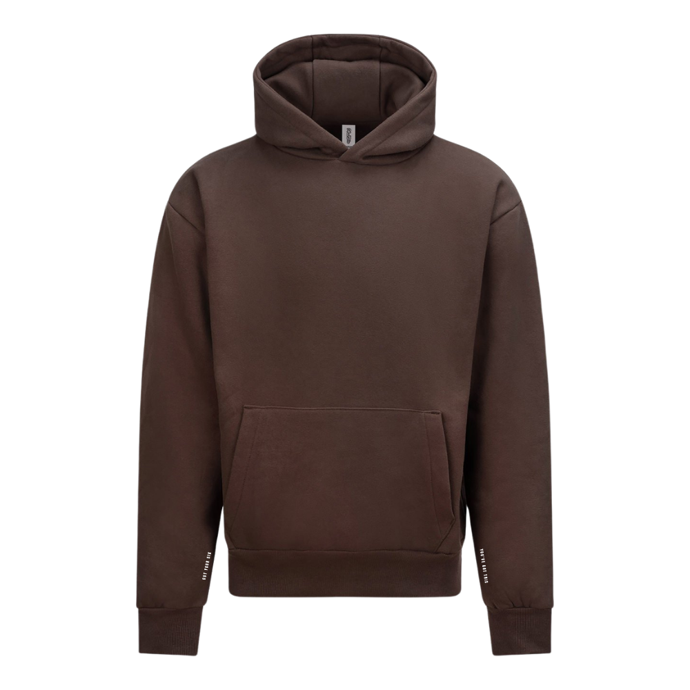 Stop Drop Meditate Range | Mental Health Hoodie | Espresso