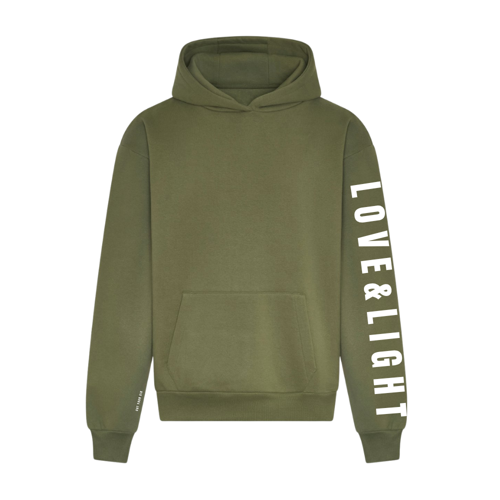 Love & Light Collection | Mental Health Hoodie | Khaki