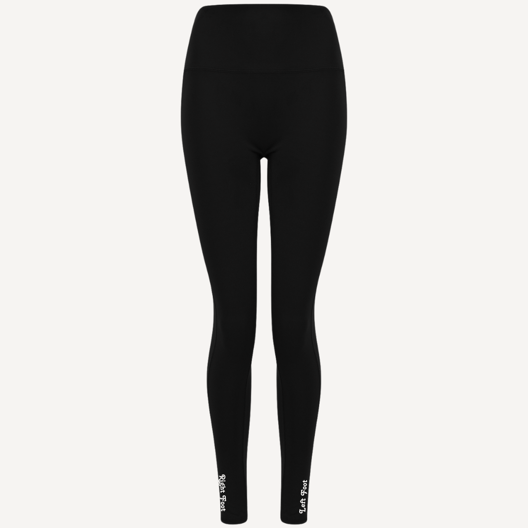Black Fitted Leggings with Pocket | Adult Leggings