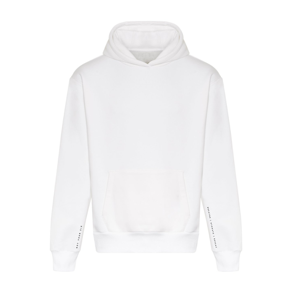 Storyteller Hoodie | Life Hacks Hoodie | Unisex Oversized Hoodie | White