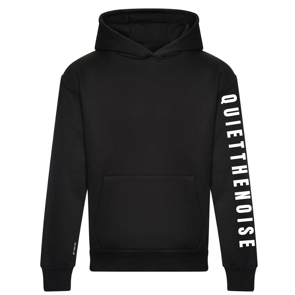 Quiet The Noise Range | Mental Health Hoodie |Black