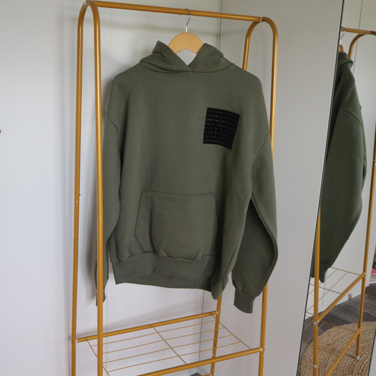 Selfies Hoodie | Got Your Six Headspace | Mental Health Hoodie | Khaki