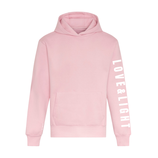 Love & Light Collection | Mental Health Hoodie | Baby Pink