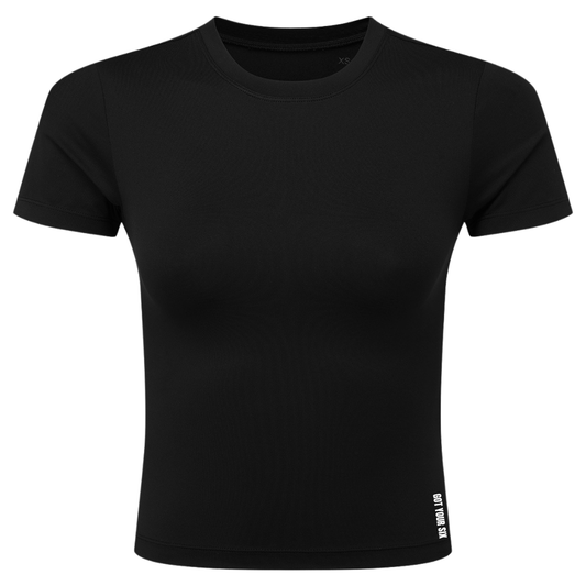 Stretch Collection | The Perfect Stretch Yoga Tee | Black