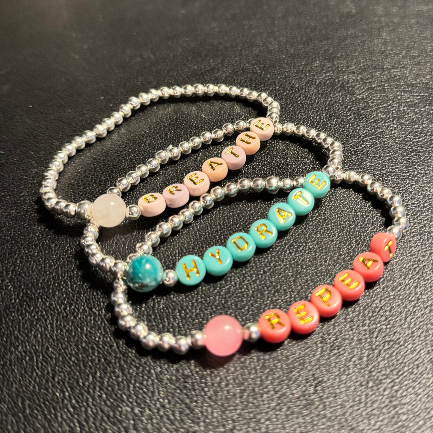 REPEAT Bracelet | Got Your Six BSpoke Bracelets | Silver and Pink Bracelet