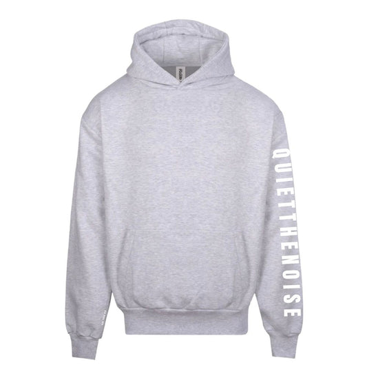Quiet The Noise Range | Mental Health Hoodie | Ash Grey
