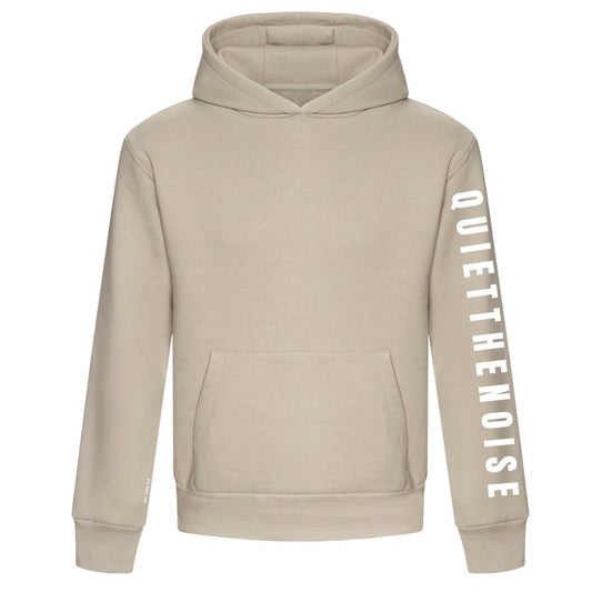 Quiet The Noise Range | Mental Health Hoodie | Stone