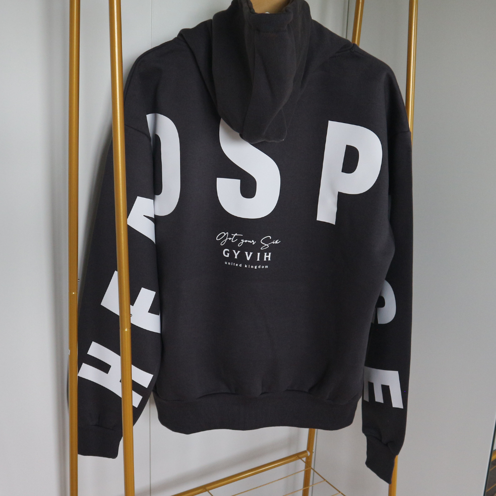 Signature Hoodie | Got Your Six Headspace | Mental Health Hoodie | Charcoal