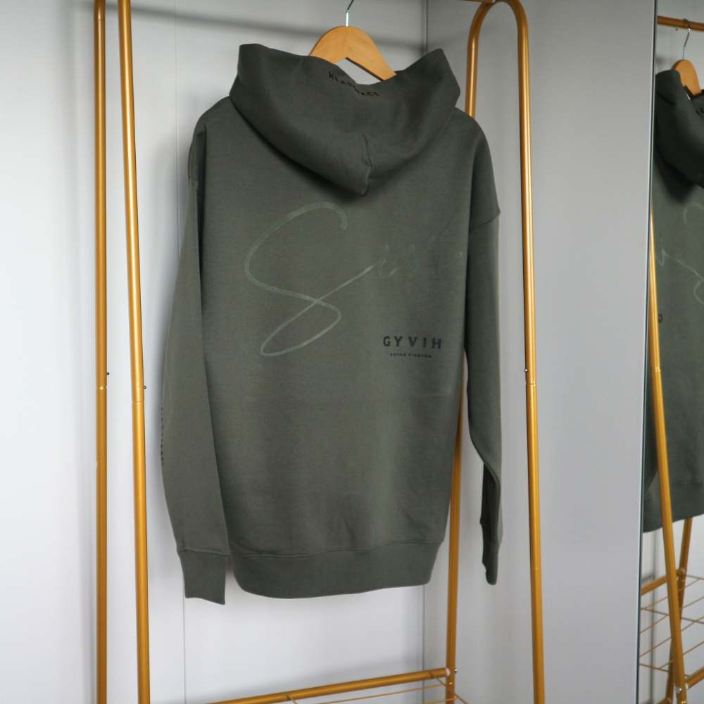 Six Hoodie | Got Your Six Headspace | Mental Health Hoodie | Khaki
