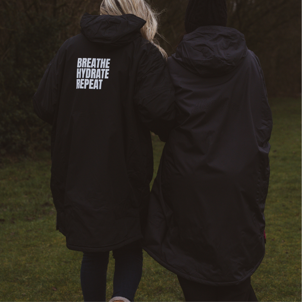 Selfies Collection | Headspace All Weather Coat | Charcoal and Hot Pink