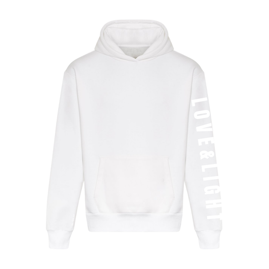 Love & Light Collection | Mental Health Hoodie | White