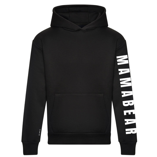Sentimental Range | Mamabear Sleeve Hoodie | Black Mother's Day Hoodie