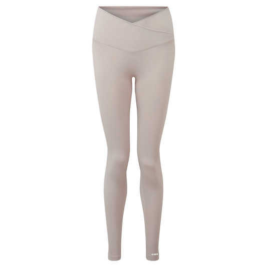 Stretch Collection | Cross Front Yoga Pants | Stone