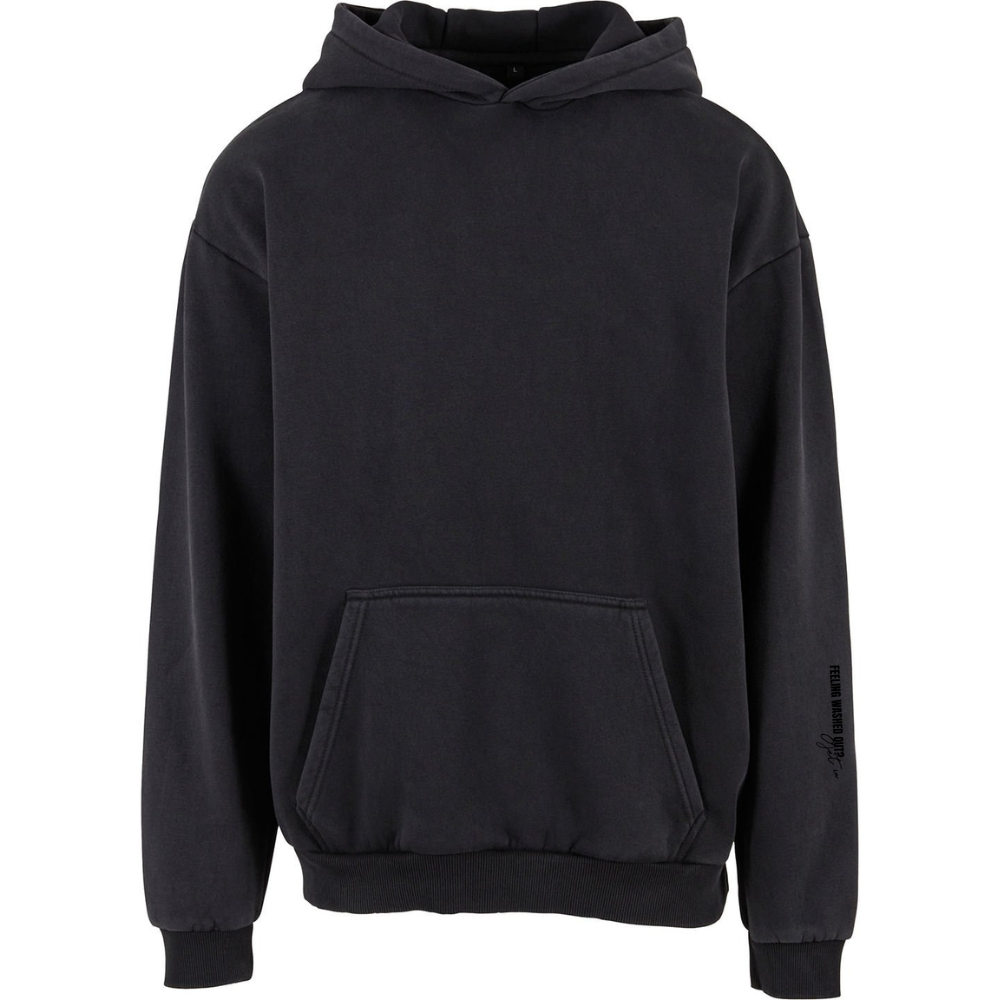 Washed Out Range | Vintage Hoodie | Black