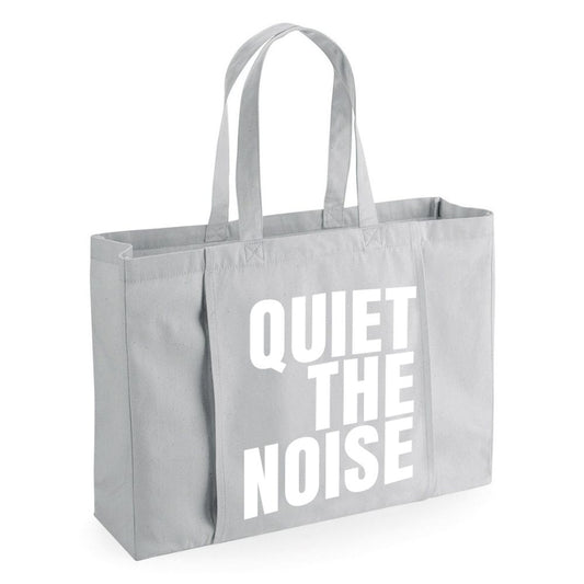 Quiet The Noise Yoga Bag | Grey