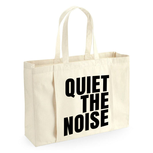 Quiet The Noise Yoga Bag | Natural