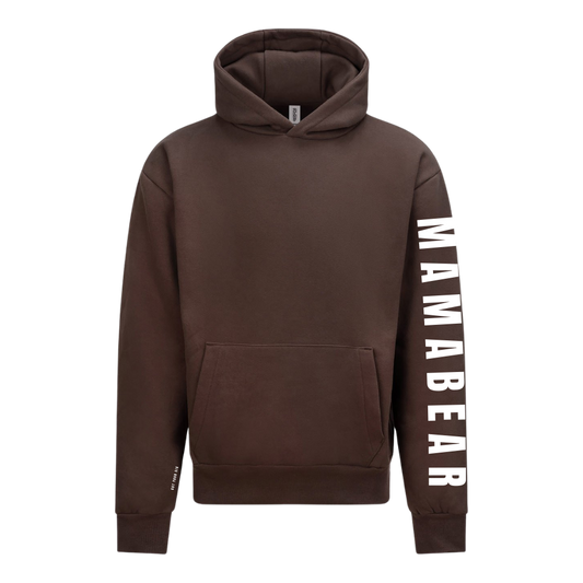 SPECIAL EDITION | Mamabear Sleeve Hoodie | Espresso Mother's Day Hoodie