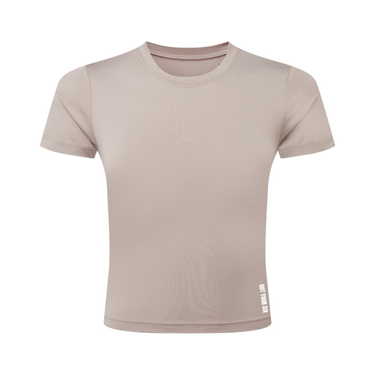 Stretch Collection | The Perfect Stretch Yoga Tee | Stone