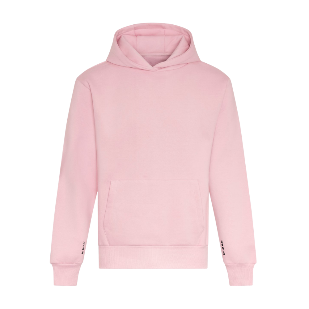 Stop Drop Meditate Range | Mental Health Hoodie | Baby Pink