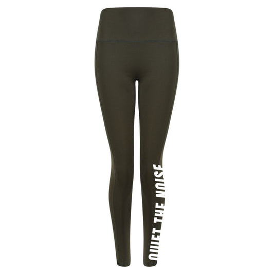 Quiet The Noise Range | Black Fitted Leggings | Adult Leggings