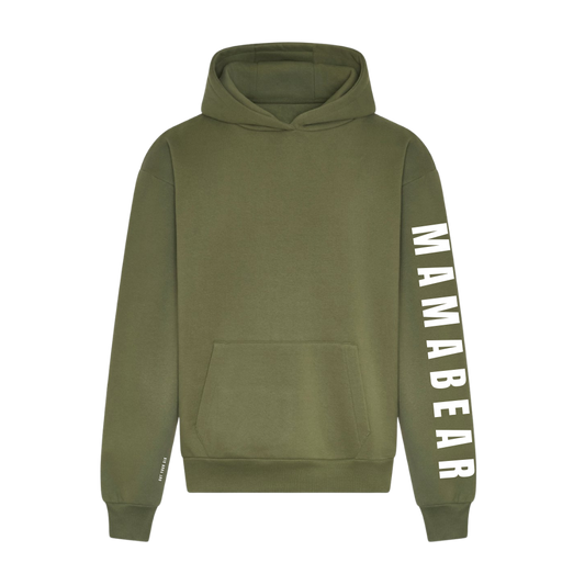 SPECIAL EDITION | Mamabear Sleeve Hoodie | Khaki Mother's Day Hoodie