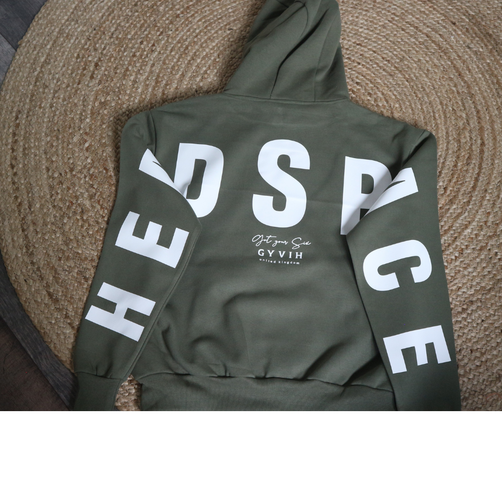 Signature Hoodie | Got Your Six Headspace | Mental Health Hoodie | Khaki