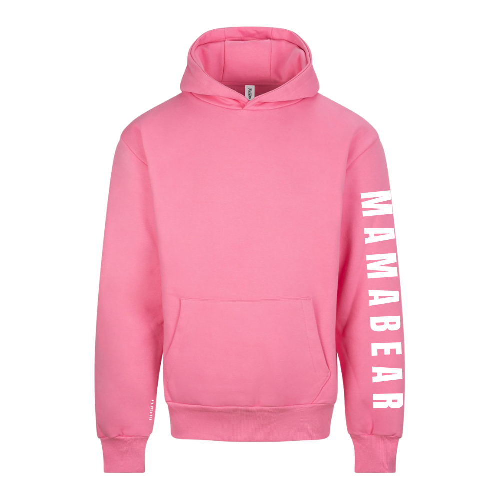 SPECIAL EDITION | Mamabear Sleeve Hoodie | Bubblegum Mother's Day Hoodie
