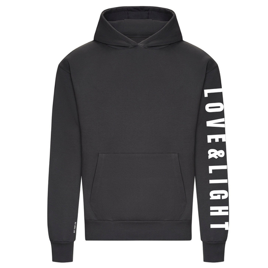 Love & Light Collection | Mental Health Hoodie | Charcoal