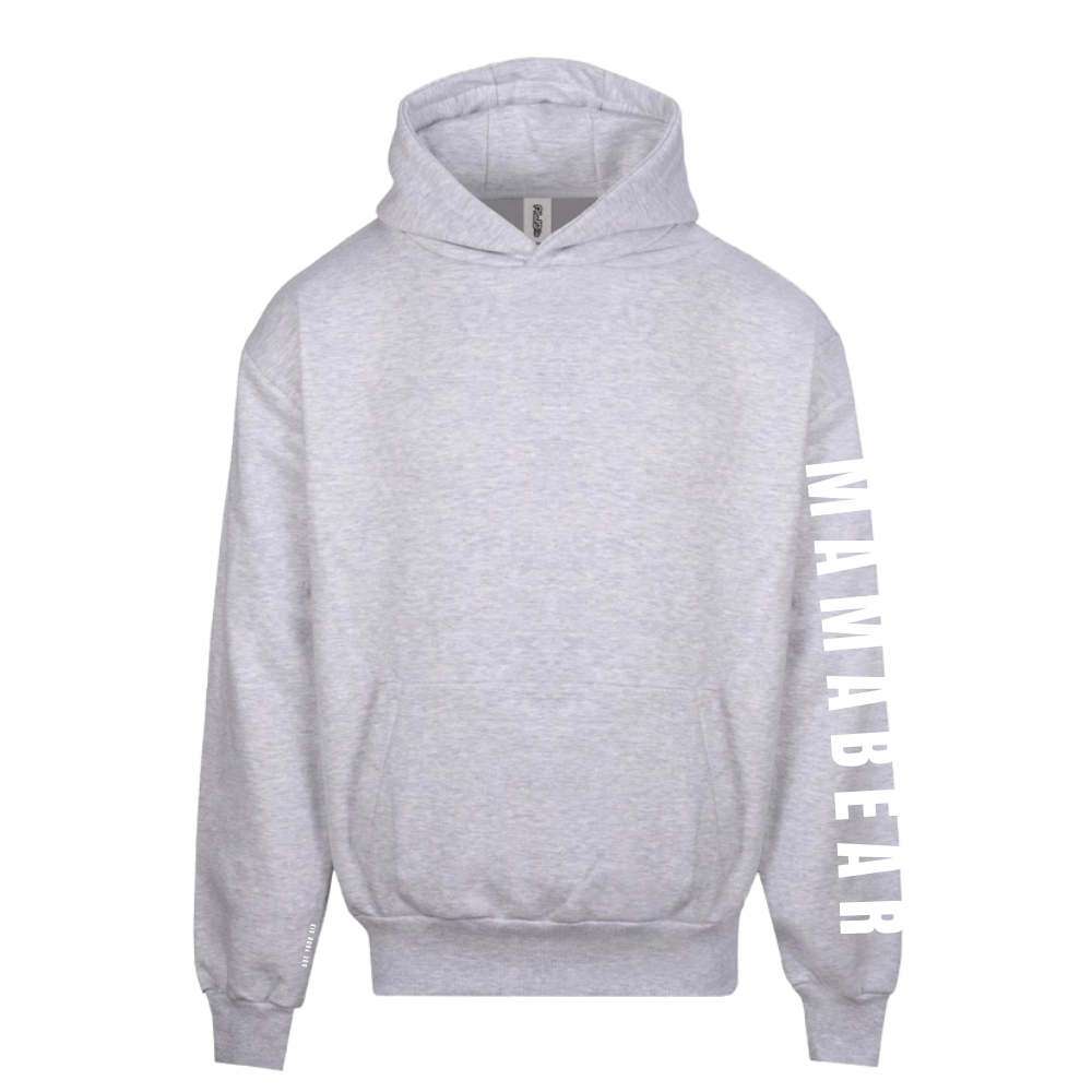 SPECIAL EDITION | Mamabear Sleeve Hoodie | Ash Mother's Day Hoodie