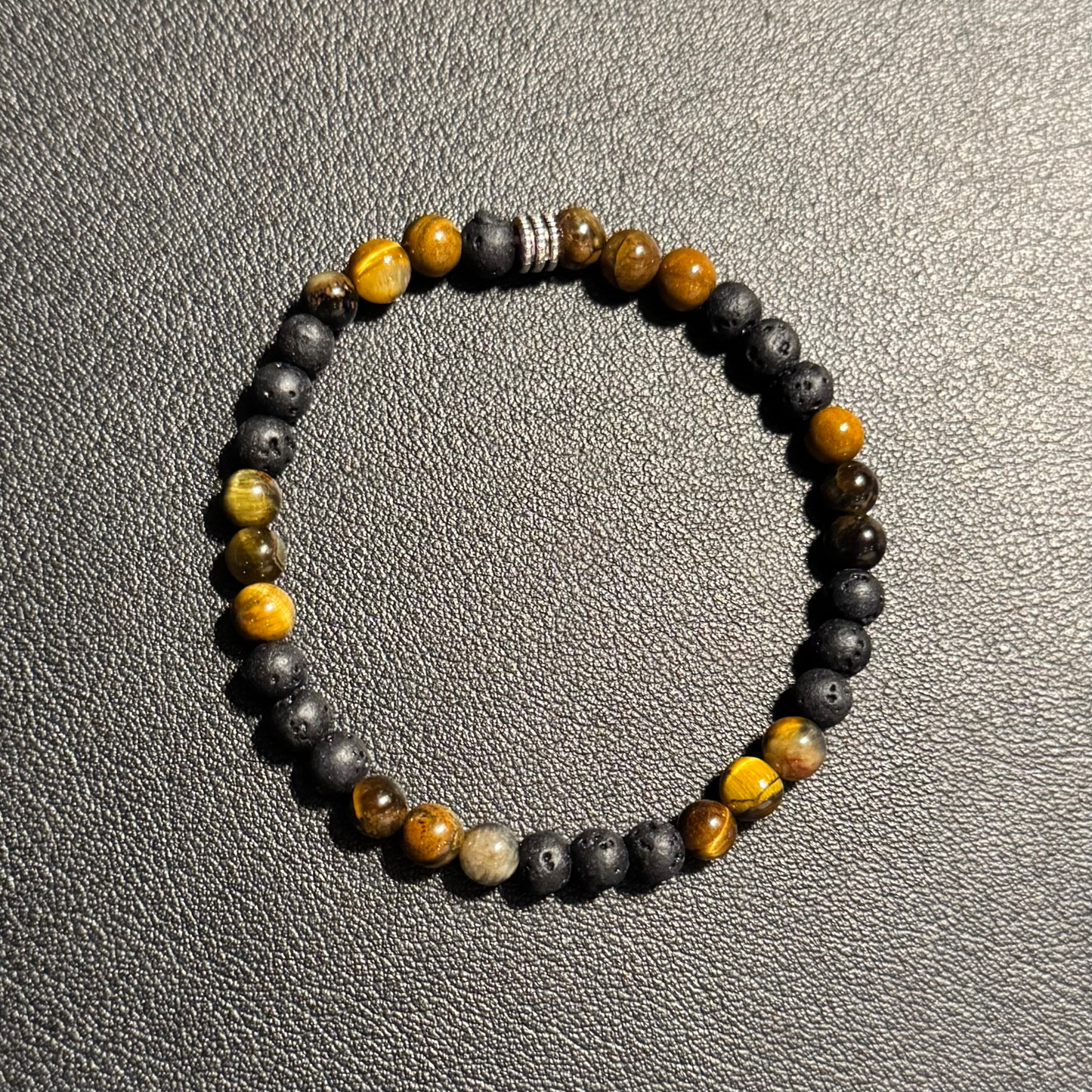 Tiger's Eye Bracelet | Got Your Six BSpoke Bracelets | Black and Earth Bracelet