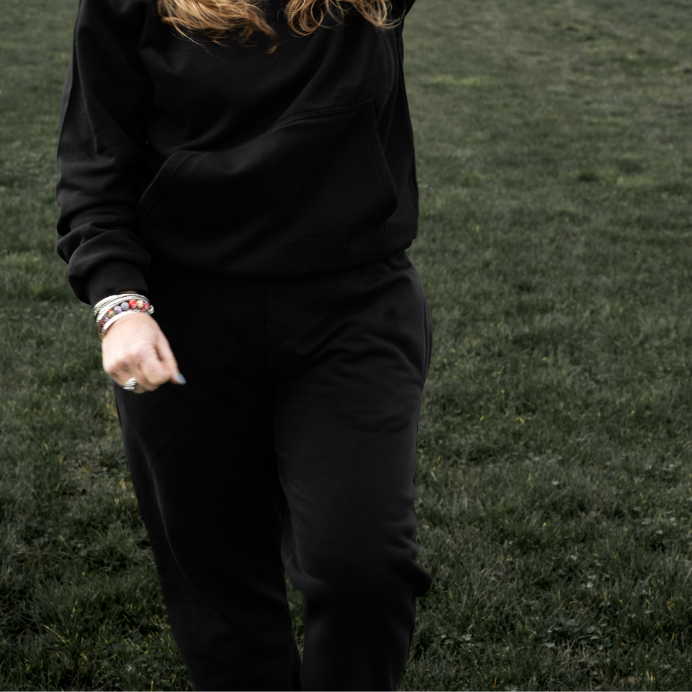 Washed Out Range | Vintage Straight Leg Joggers | Black