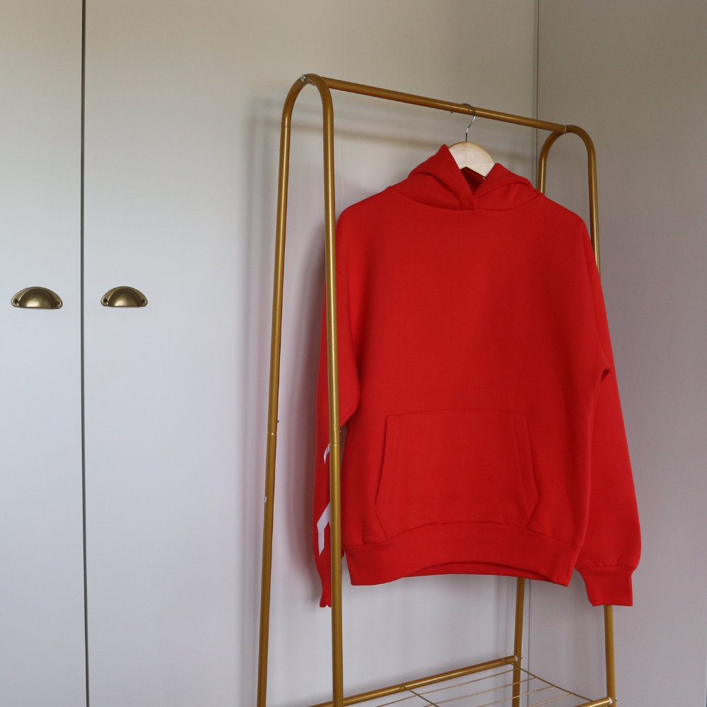 Signature Hoodie | Get Your Six Headspace | Mental Health Hoodie | Soft Red
