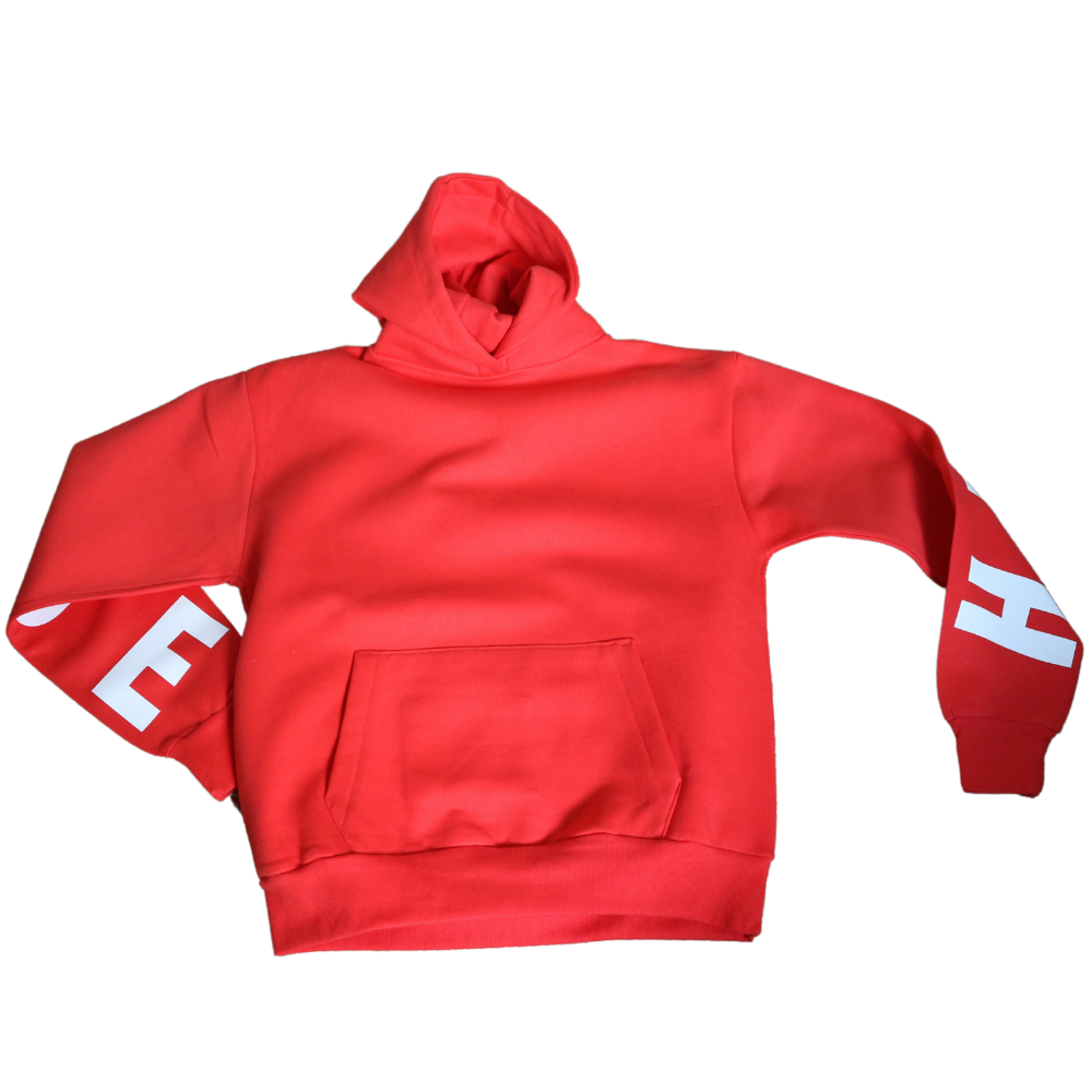 Signature Hoodie | Get Your Six Headspace | Mental Health Hoodie | Soft Red