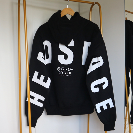 Signature Hoodie | Got Your Six Headspace | Mental Health Hoodie | Black