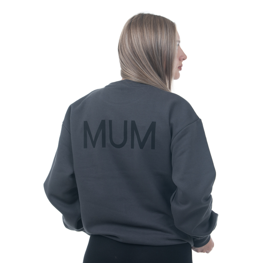Someone Jumper | Who has got your six? | MUM | Charcoal