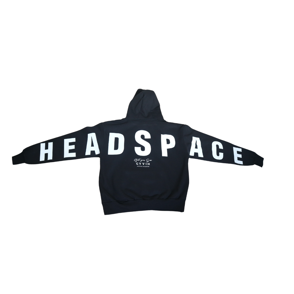 Signature Hoodie | Got Your Six Headspace | Mental Health Hoodie | Black